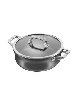 Zwilling Motion Hard Anodized 4-qt Aluminum Nonstick Chef's Pan