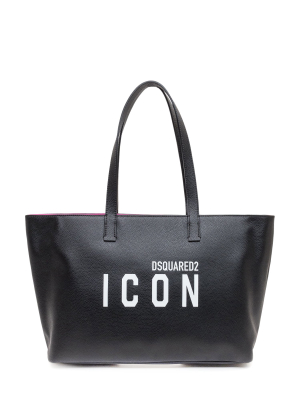 Dsquared2 Icon Printed Tote Bag