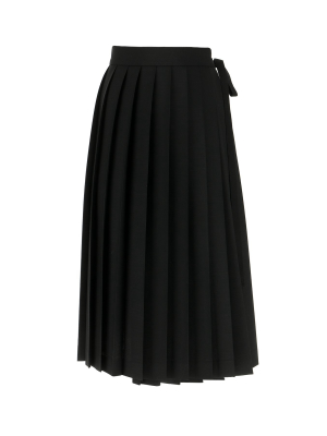 Prada Pleated Midi Skirt