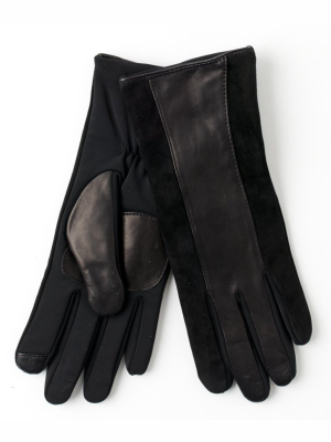 Leather Stripe Superfit Glove