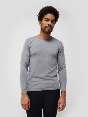 Agostino 2.0 Long Sleeve Wool Cashmere Blend Unisex T-shirt