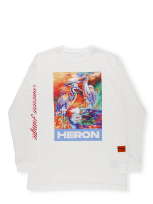 Heron Preston Graphic Printed Long-sleeve T-shirt