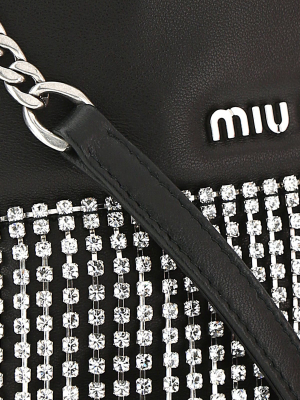 Miu Miu Embellished Bucket Bag