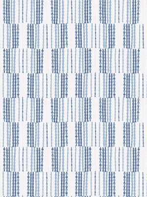 Burgen Geometric Linen Wallpaper In Blue From The Bluebell Collection By Brewster Home Fashions