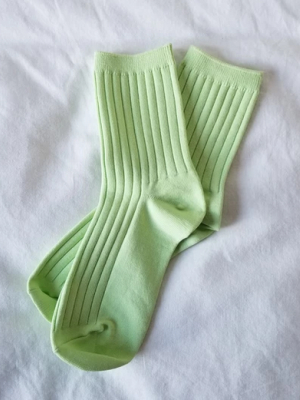 Knit Rib Socks - Solid