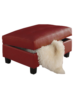 Storage Ottomans Red - Acme Furniture