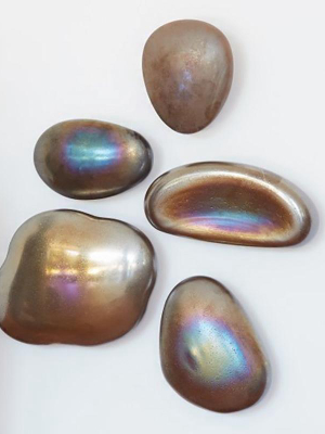 Global Views Glass Wall Gems - Metallic