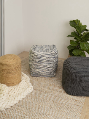 The Nautical Ottoman/pouf