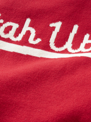 Utah "utes" Varsity Script Sweater