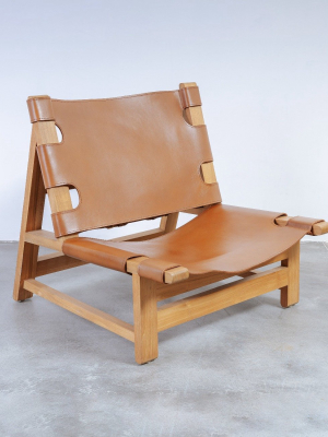 Mid Century Armless Spanish Chair