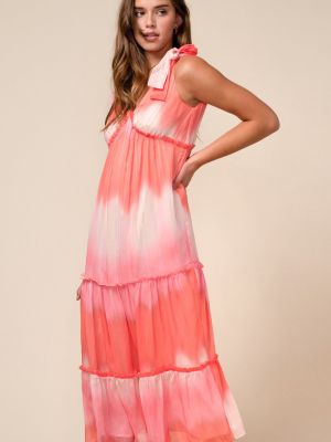 Lauren Tiered Chiffon Dress - Final Sale