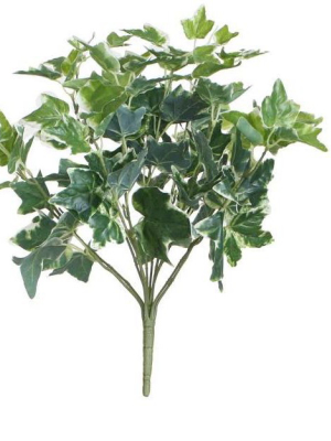 Northlight 19" Two-tone Sweet Potato Artificial Spring Floral Bush - Green/white