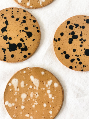 Lauren Beitel Ceramic Speckled Coasters