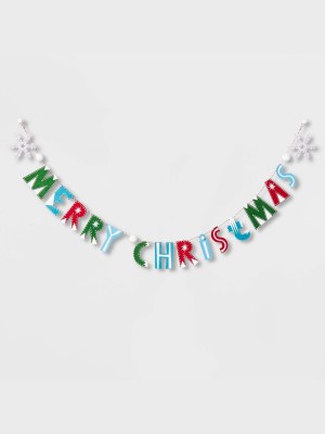 Merry Christmas Garland - Wondershop™