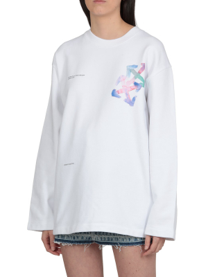 Off-white Watercolour Arrows Sweatshirt