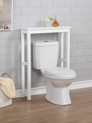 Dorset Over The Toilet Etagere White - Alaterre Furniture