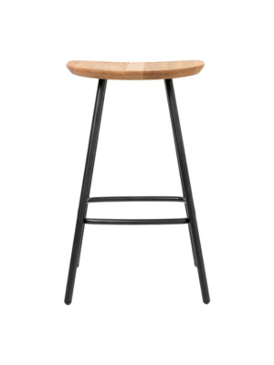 Pauline Counter Stool W/ Wooden Seat