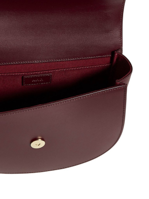 A.p.c. Genève Flap Shoulder Bag