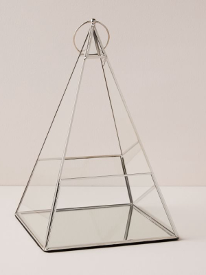 Terrace Pyramid Lanterns - Polished Nickel