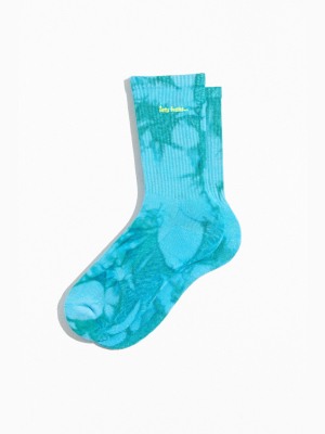 Iets Frans… Embroidered Tie-dye Crew Sock