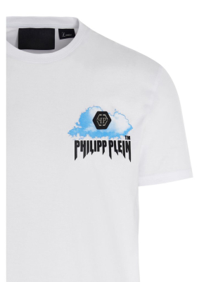 Philipp Plein Graphic Cloud Logo Print T-shirt