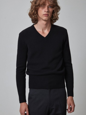 Léon V-neck Merino Jumper