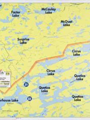 F-28: Beaverhouse Lake, Cirrus Lake, Quetico Lake