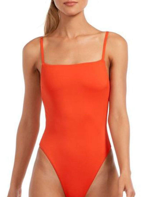 Vitamin A Ecolux Edie One Piece Swimsuit In Papavero