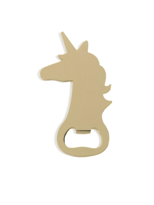 Unicorn Bottle Opener - Gold - Shiraleah