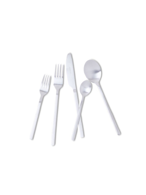 Apsel Brushed Stainless Flatware Set