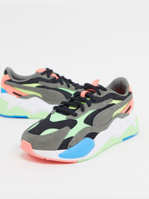 Puma Rs-x3 Sneakers In Black And Multicolor