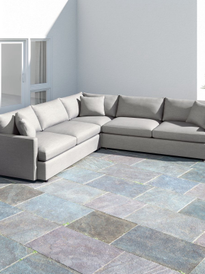 Lounge Ii Petite Outdoor Upholstered 3-piece Sectional