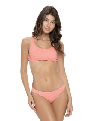 Coral Coast Basic Ruched Bottoms (final Sale).