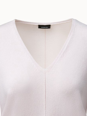 Cashmere V-neck Pullover