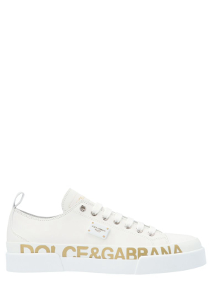 Dolce & Gabbana Logo Printed Sneakers