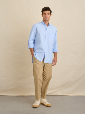 Easy Shirt In End On End Broadcloth