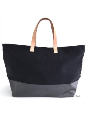 See Design Overnighter Tote- Black