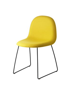 Gubi 3d Dining Chair - Sledge Base - Fully Upholstered