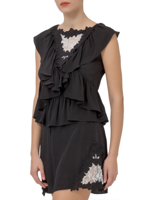 See By Chloé Ruffled Sleeveless Blouse