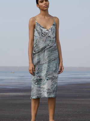 Niman Slip Dress | Marble