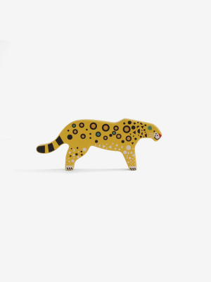 Folk-art Endangered Animals - Leopard