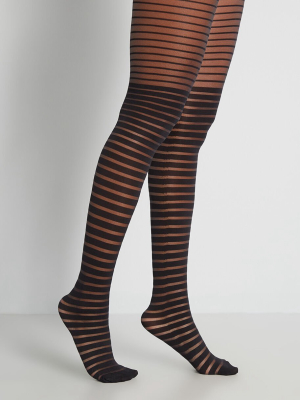 Walk Between The Lines Tights