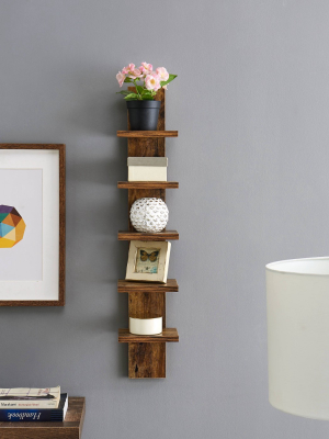 30" X 6" Vertical Wall Shelf - Danya B.