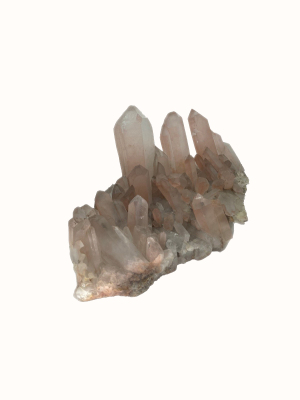 Pink Phantom Quartz Cluster #2