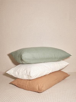 Deiji Studios - Pillow Slips In Grey Stripe