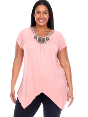 V-neck Fenella Top - Plus