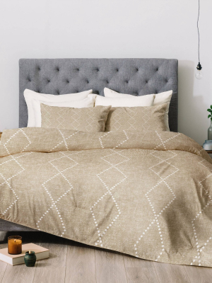 Little Arrow Design Co Geometric Boho Diamonds Comforter Set - Deny Designs