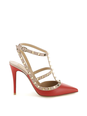 Valentino Garavani Rockstud Slingback Pumps