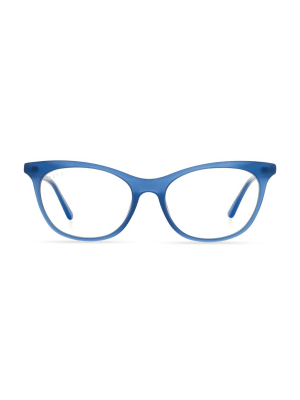 Jade - Aegean Blue Crystal + Blue Light Technology Glasses