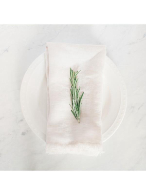 Stone Washed Linen Napkin - Sandstone